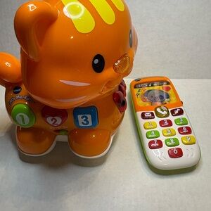 VTech Orange Cat Learning Toy with Phone